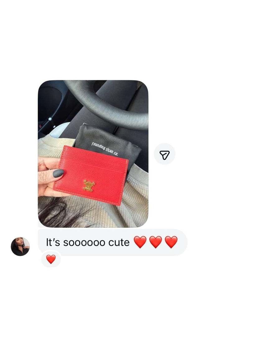 Customer message about their Founding Titan Co. order