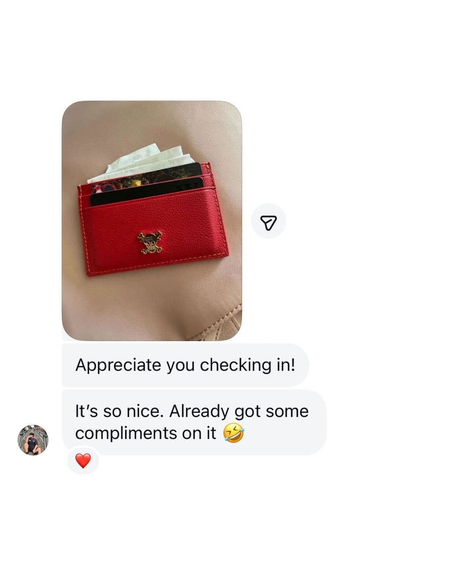Customer message about their Founding Titan Co. order