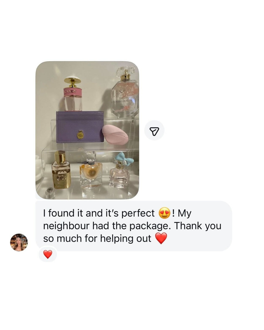 Customer message about their Founding Titan Co. order