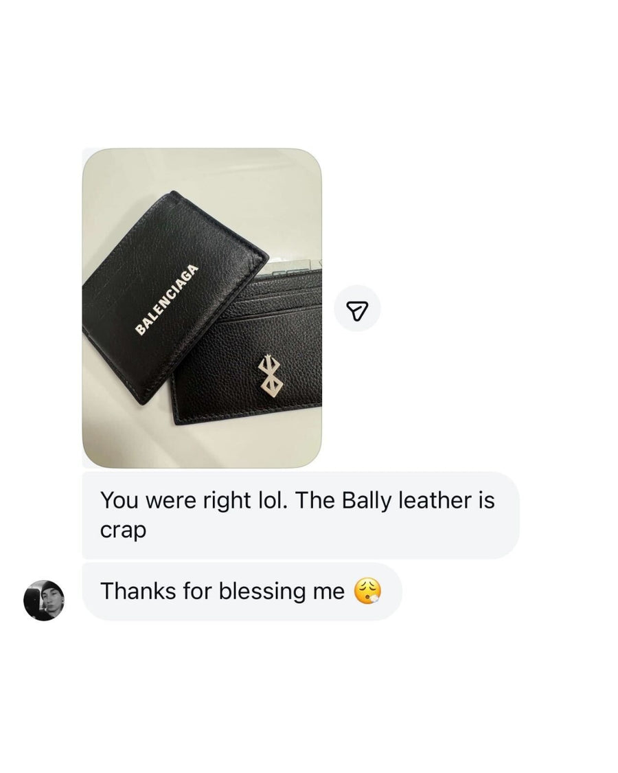 Customer message about their Founding Titan Co. order